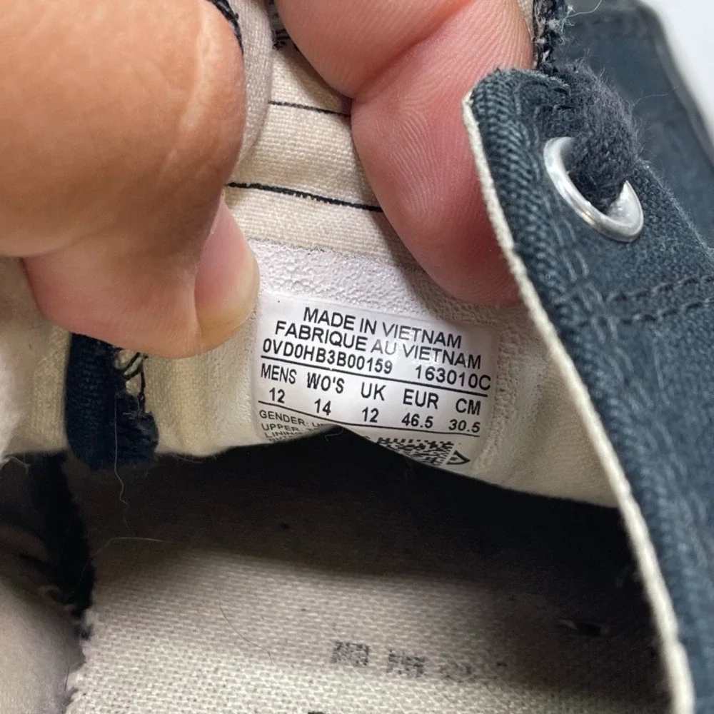 Converse Undercover Jun Takahashi x Chuck 70 Low Black Order & Disorder‎ Men 12 - Picture 7 of 8